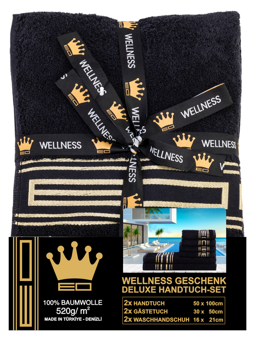 EO DELUXE HANDTUCH-SET 6-teilig