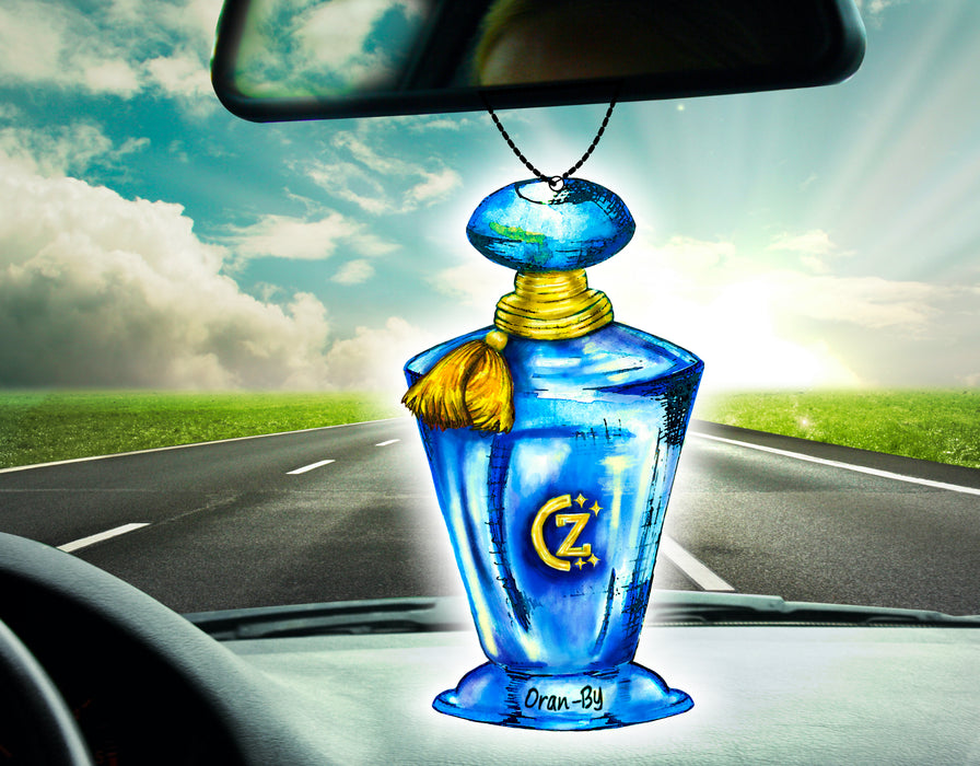 Auto Duft Lufterfrischer Duftbaum Glas - Autoduft Parfüm Dose für